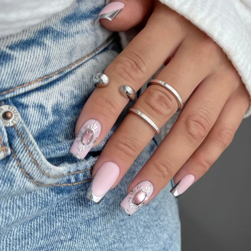 YOSHI Paint Gel UV LED 5 ml – Metallic Silver