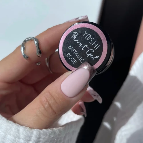 YOSHI Paint Gel UV LED 5 ml – Metallic Rose