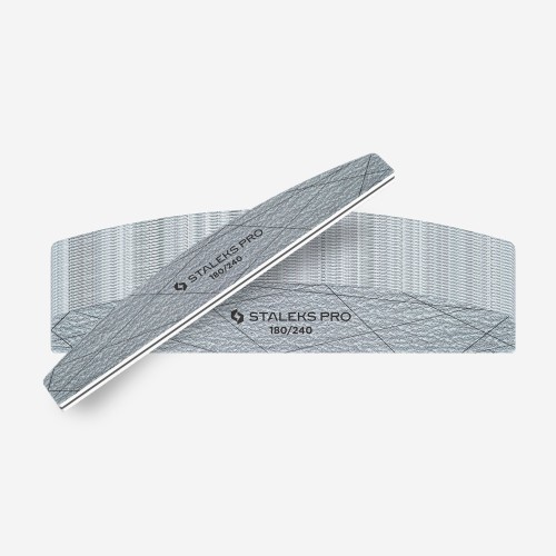 STALEKS SMART 40 Mineralny pilnik do paznokci półksiężyc 180/240 grit (25 szt.)