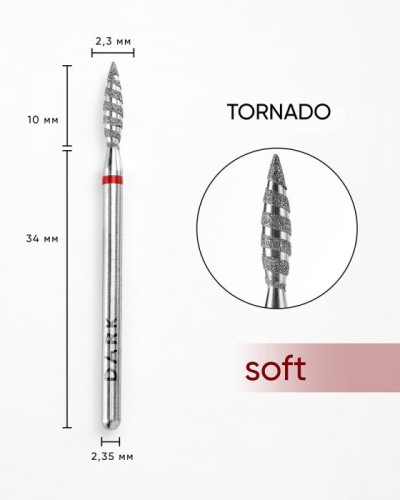 DARK Frez Tornado 2.3 x 10 mm (czerwona)