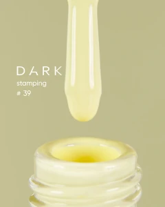 DARK Stamping Polish nr 39 cytrynowy, 10 ml