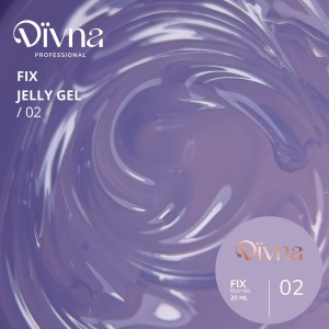 DIVNA Fix Jelly Gel 02 15 ml Przezroczysty