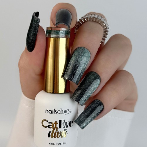 Clavier - Nailsology Lakier hybrydowy Cat Eye Diva, C09 Meowty Python, 8ml