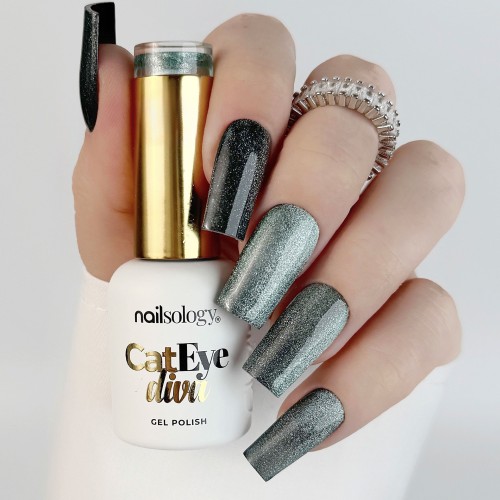 Clavier - Nailsology Lakier hybrydowy Cat Eye Diva, C09 Meowty Python, 8ml