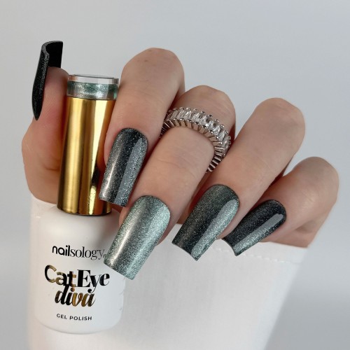 Clavier - Nailsology Lakier hybrydowy Cat Eye Diva, C09 Meowty Python, 8ml