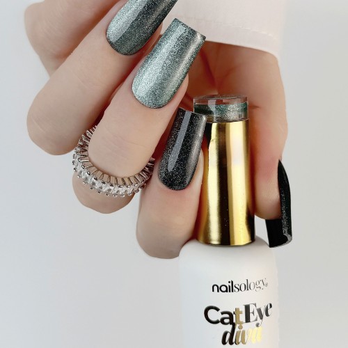 Clavier - Nailsology Lakier hybrydowy Cat Eye Diva, C09 Meowty Python, 8ml