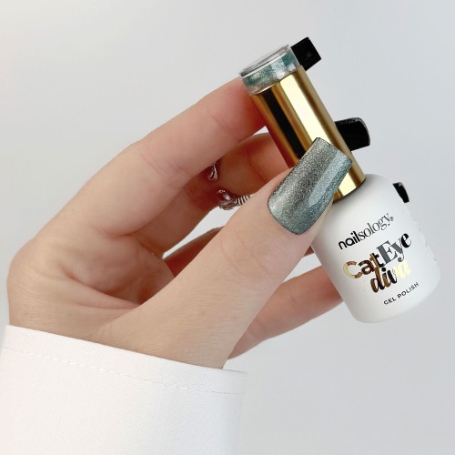 Clavier - Nailsology Lakier hybrydowy Cat Eye Diva, C09 Meowty Python, 8ml