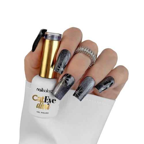 Clavier - Nailsology Lakier hybrydowy Cat Eye Diva, C08 Cat Fiction, 8ml