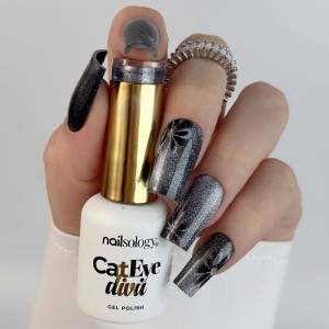 Clavier - Nailsology Lakier hybrydowy Cat Eye Diva, C08 Cat Fiction, 8ml