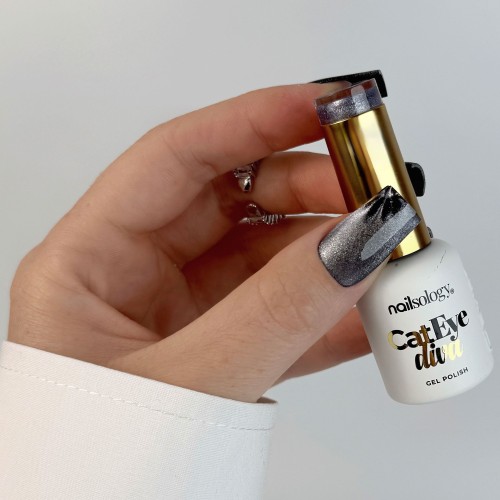 Clavier - Nailsology Lakier hybrydowy Cat Eye Diva, C08 Cat Fiction, 8ml