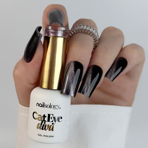 Clavier Nailsology Lakier hybrydowy Cat Eye Diva C07 Pawparazzi, efekt magnetyczny