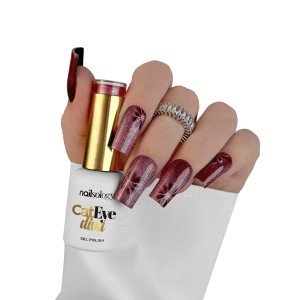Clavier - Nailsology Lakier hybrydowy Cat Eye Diva, C06 Meowlyn Monroe, 8ml