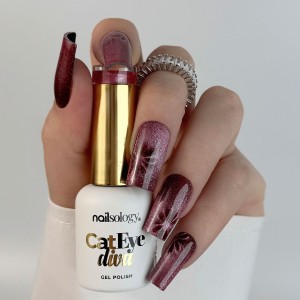 Clavier - Nailsology Lakier hybrydowy Cat Eye Diva, C06 Meowlyn Monroe, 8ml