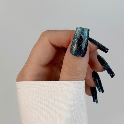 Clavier - Nailsology Lakier hybrydowy z efektem kociego oka Cat Eye Diva, C05 Catlantis, 8ml