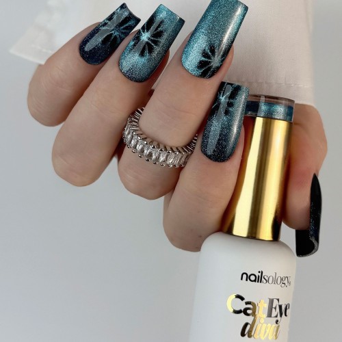 Clavier - Nailsology Lakier hybrydowy z efektem kociego oka Cat Eye Diva, C05 Catlantis, 8ml