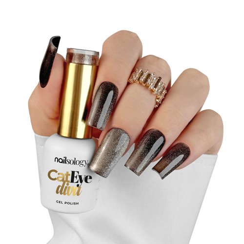 Clavier - Nailsology Lakier hybrydowy Cat Eye Diva, C03 Catte Late, 8ml