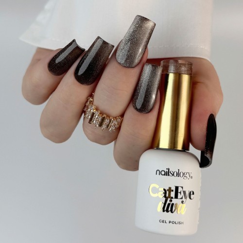 Clavier Nailsology Lakier hybrydowy Cat Eye Diva C03 Catte Late efekt kociego oka