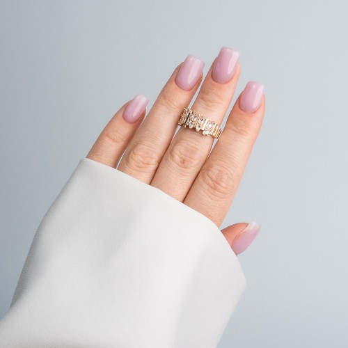 Clavier Nailsology TintIQ Top Coat Pinky Promise TT03 lakier nawierzchniowy eleganckie mleczne wykończenie