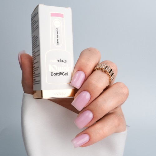 Clavier Nailsology TintIQ Top Coat Pinky Promise TT03 lakier nawierzchniowy eleganckie mleczne wykończenie