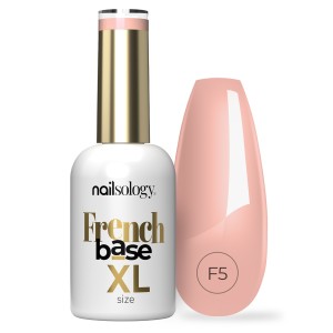 Clavier - Nailsology kolorowa baza hybrydowa French Base Biscuit XL F5 15ml | Naturalny Efekt, Trwałość, Stylizacja Paznokci