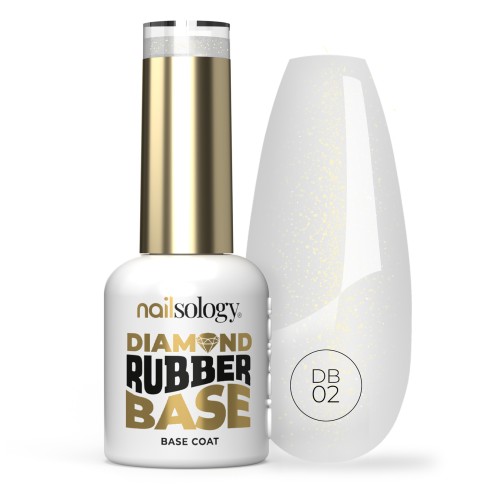 Clavier - Nailsology Baza DIAMOND RUBBER BASE DB02 Beach Babe, do paznokci, do lakierów hybrydowych, 8ml