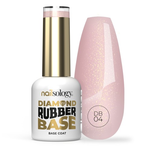 Clavier Nailsology Diamond Rubber Base DB04 8ml baza hybrydowa z efektem ochronnym