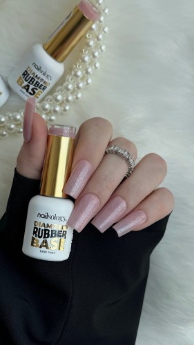 Clavier - Nailsology Baza DIAMOND RUBBER BASE DB07 Lady Elegance, do paznokci, do lakierów hybrydowych, 8ml