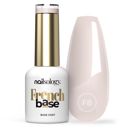 Clavier Nailsology Kolorowa Baza Hybrydowa French Base Rassjelly F8 8ml do french manicure