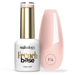 Clavier - Nailsology Kolorowa Baza Hybrydowa French Base Cutie Pie F4, 8ml