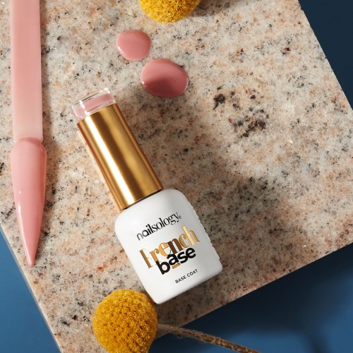 Clavier Nailsology Kolorowa Baza Hybrydowa French Base Biscuit F05 8ml do stylizacji paznokci