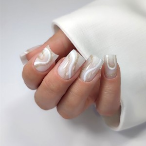 Clavier - Nailsology Baza French Hybrydowa Milky Way F01, 8ml