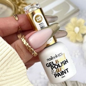 Clavier - Nailsology Lakier hybrydowy 2w1 Gel Nail Polish & Art Paint, Golden Glow, 8ml