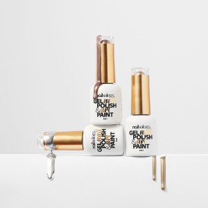 Clavier - Nailsology Zestaw lakierów hybrydowch 2w1 Gel Nail Polish & Art Paint, 3 szt.