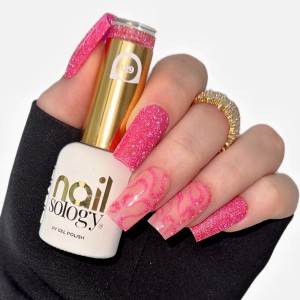 Clavier - Nailsology Lakier Hybrydowy z efektem Flash, Lambada Pink 129, 8ml