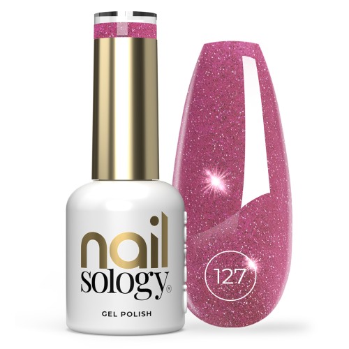 Clavier Nailsology Lakier hybrydowy Super Violet 127 z efektem Flash