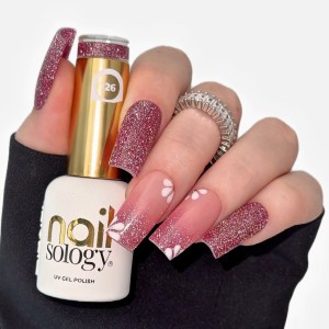 Clavier - Nailsology Lakier Hybrydowy z efektem flash, Hybrydowy, Red Dress Moment 126, 8ml