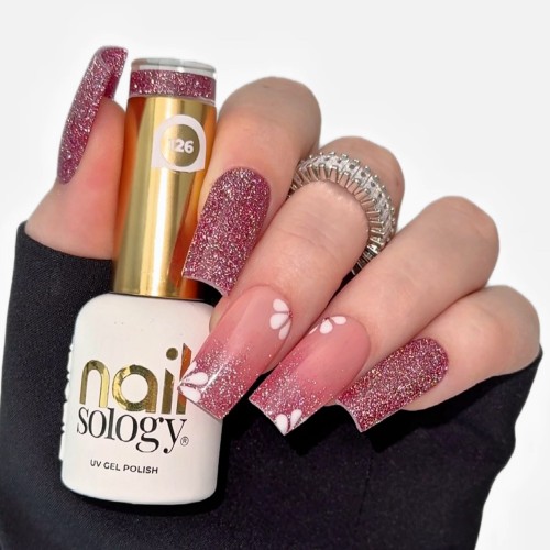 Clavier Nailsology Lakier Hybrydowy Red Dress Moment z efektem flash