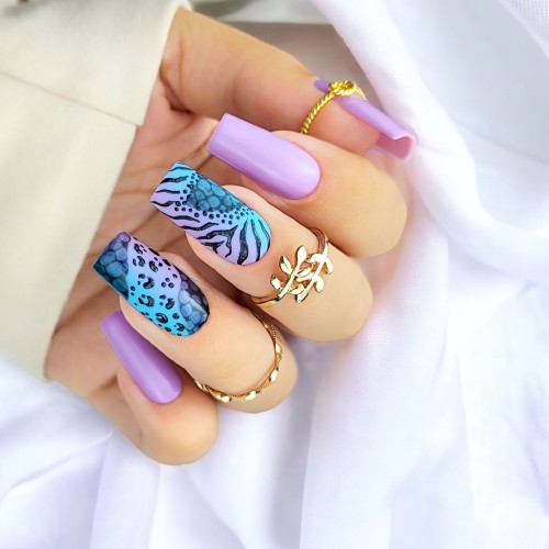 Clavier Nailsology Lakier hybrydowy do paznokci Blueberry Shake 082, trwałość 3 tygodnie
