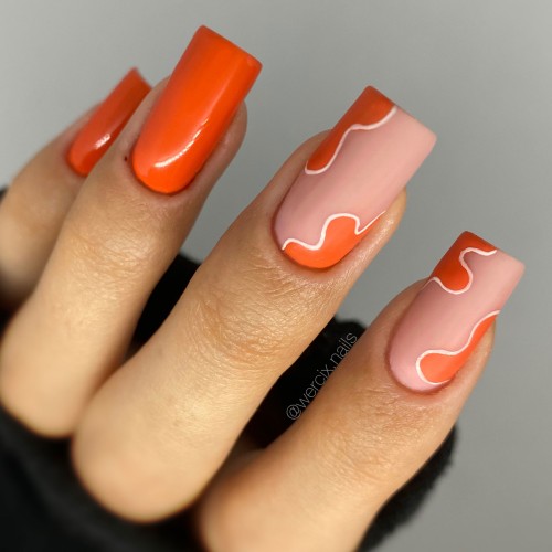 Clavier - Nailsology Lakier hybrydowy do paznokci Orange Soda 071, 8ml