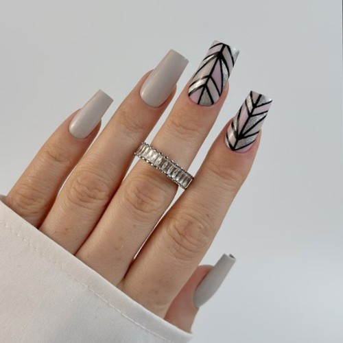 Clavier Nailsology Lakier hybrydowy Shy Grey 047 do trwałego manicure