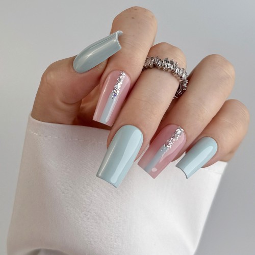 Clavier Nailsology Lakier hybrydowy do paznokci Pastel Azure 042 trwały manicure