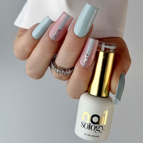 Clavier Nailsology Lakier hybrydowy do paznokci Pastel Azure 042 trwały manicure
