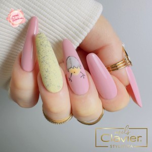Clavier - Nailsology Lakier hybrydowy do paznokci Bubble Gum 037, 8ml