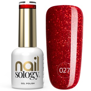Clavier - Nailsology Lakier hybrydowy do paznokci 027 Galactic Red