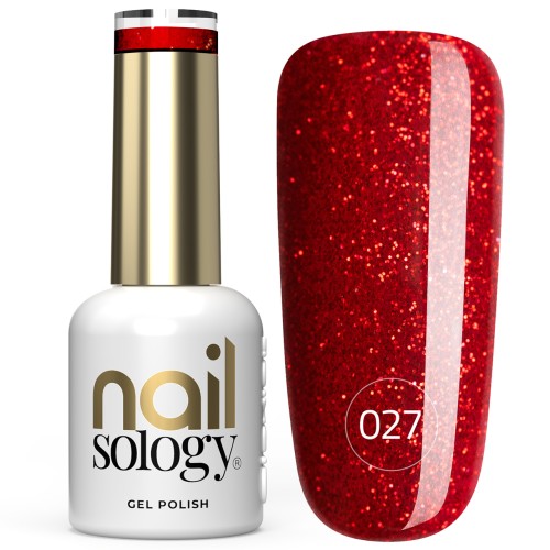 Clavier Nailsology Lakier hybrydowy 027 Galactic Red do trwałego manicure