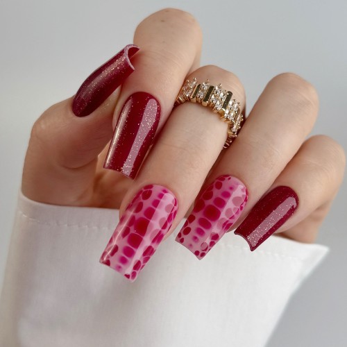 Clavier Nailsology lakier hybrydowy 025 Dry Red do trwałego manicure