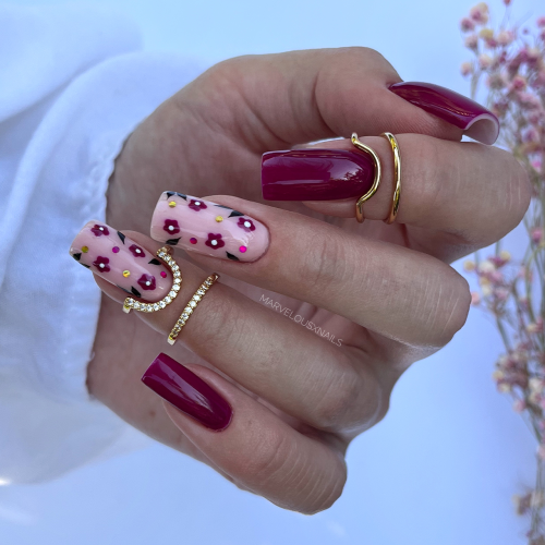 Clavier Nailsology lakier hybrydowy 025 Dry Red do trwałego manicure