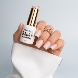 Clavier - Nailsology Żel budujący do paznokci w butelce, IQuick Bottle Gel, Iconic Pink BB01, 8ml