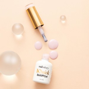 Clavier - Nailsology Żel budujący do paznokci w butelce, IQuick Bottle Gel, Iconic Pink BB01, 8ml