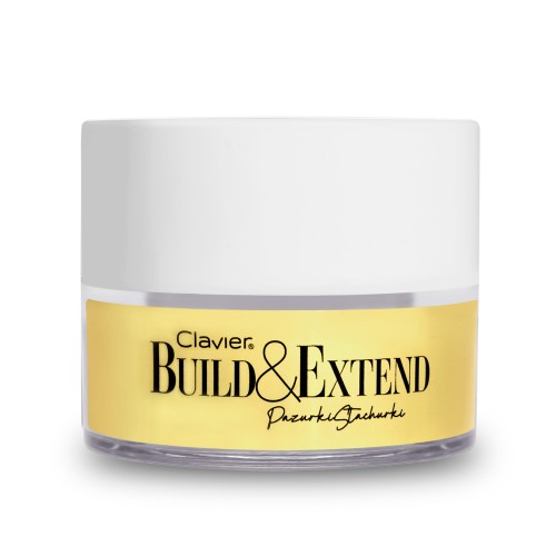 Clavier Samopoziomujący trójfazowy żel budujący Build&Extend Pazurki Stachurki Cover Nude, 30g